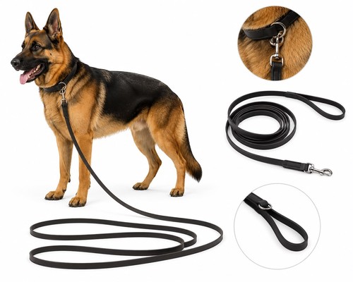 Real leather dog - leather,
