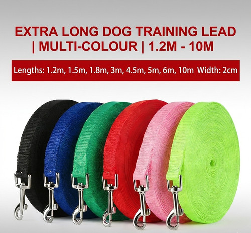 Long dog training lead 1 - dog, 1.2m