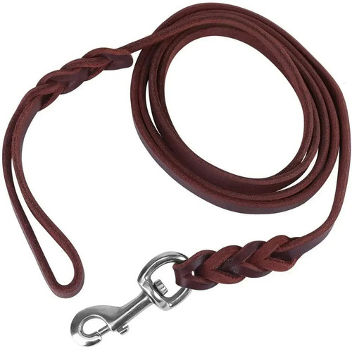 Tops braided leather dog - braided, lead